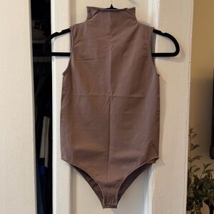 Skims Purple/Grey Turtleneck Bodysuit